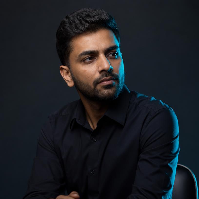 Portrait representing the Lead Blockchain Analyst role at the firm